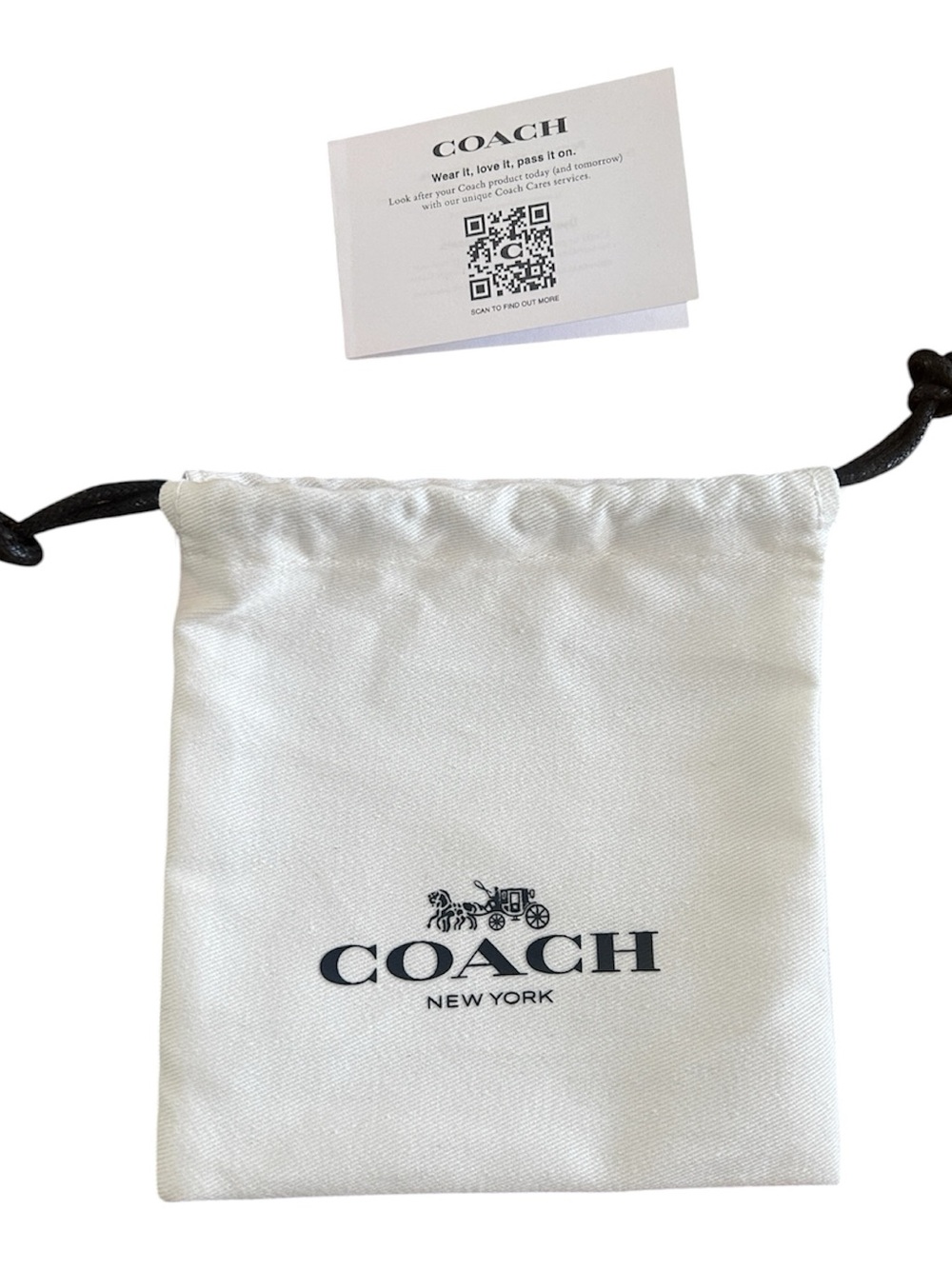 COACH Jewelry Drawstring Pouch